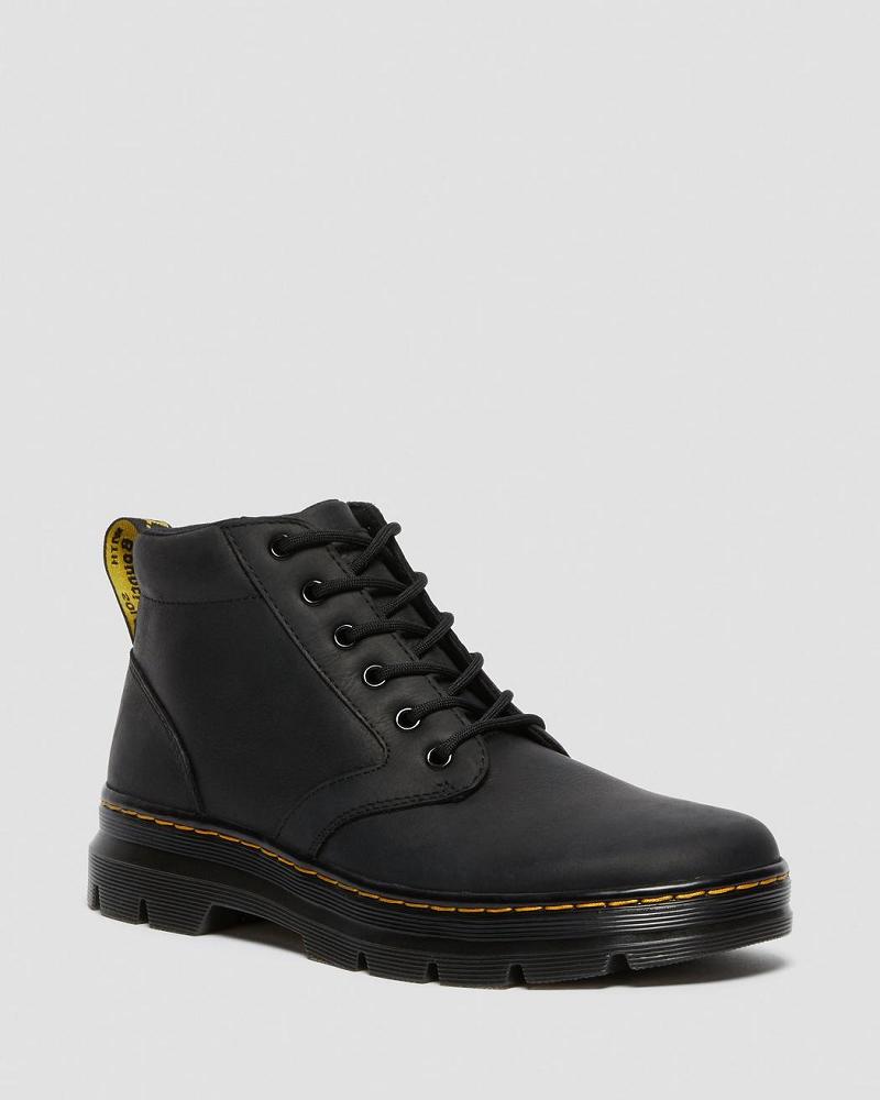 Dr Martens Bonny Læder Fritidsstøvler Dame Sort | DK 75HAP